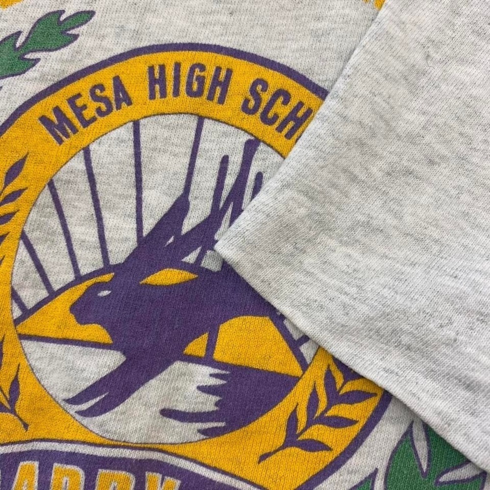 Vintage 90s Mesa High School Jackrabbits Physical Education Arizona Shirt Size L - Picture 5 of 7